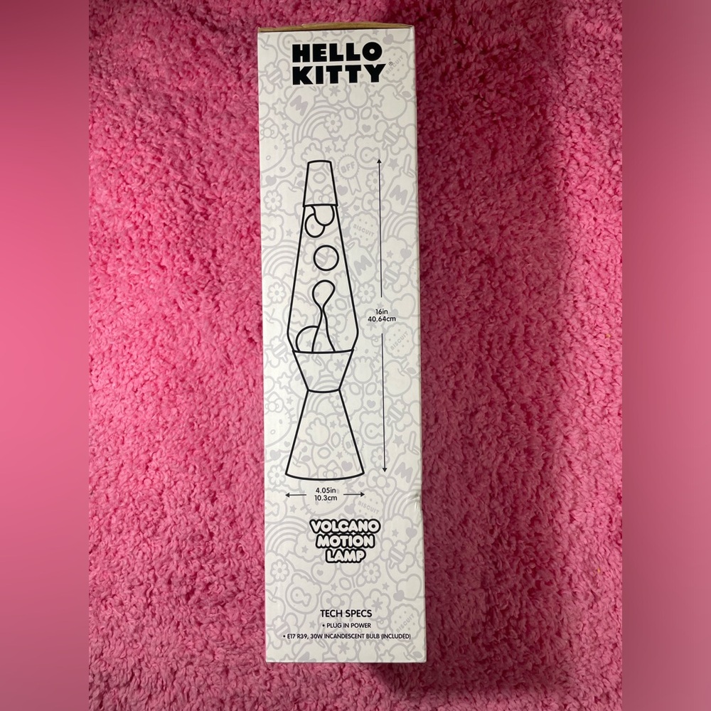 Hello Kitty Sanrio Volcano Motion Lamp new nib - Picture 3 of 3